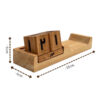 Wooden Cube Desk Calendar – Stylish & Functional Desktop Organizer (Copy)