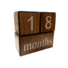 Wooden Cube Desk Calendar – Stylish Home & Office Display