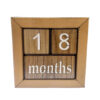 Wooden Cube Desk Calendar – Stylish Home & Office Display