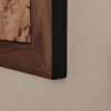 Wooden Marquetry Wall Art - Wood Inlay Panel with Lion Design