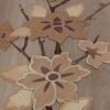 Marquetry Wood Inlay Art - Handcrafted Flower Design