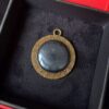 Artisan Bronze Necklace Featuring a Resin Stone