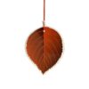 Autumn Leaf Design Decorative Hanging Ornaments, Set of 6