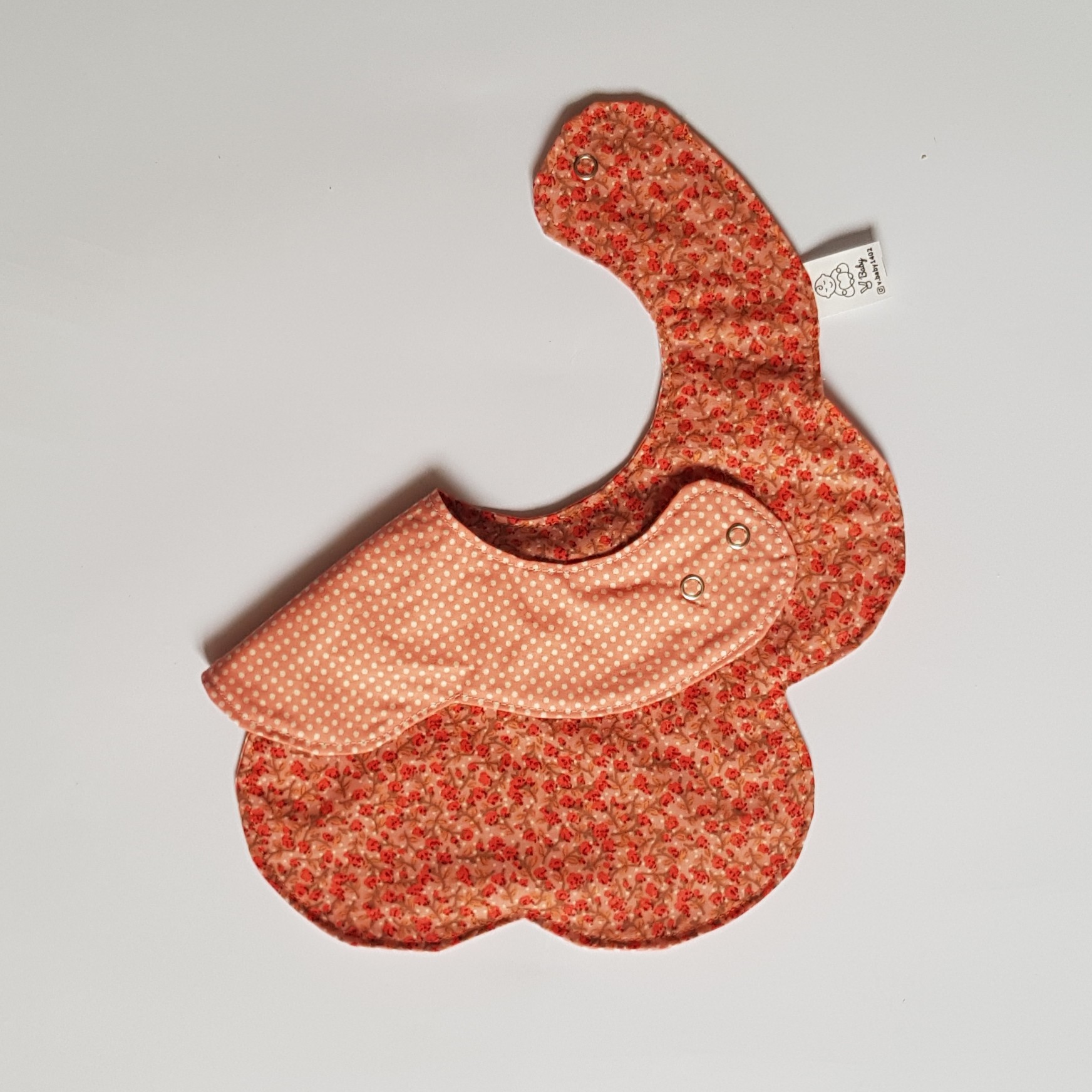 Baby Bib – Quilted Comfort with Floral Charm