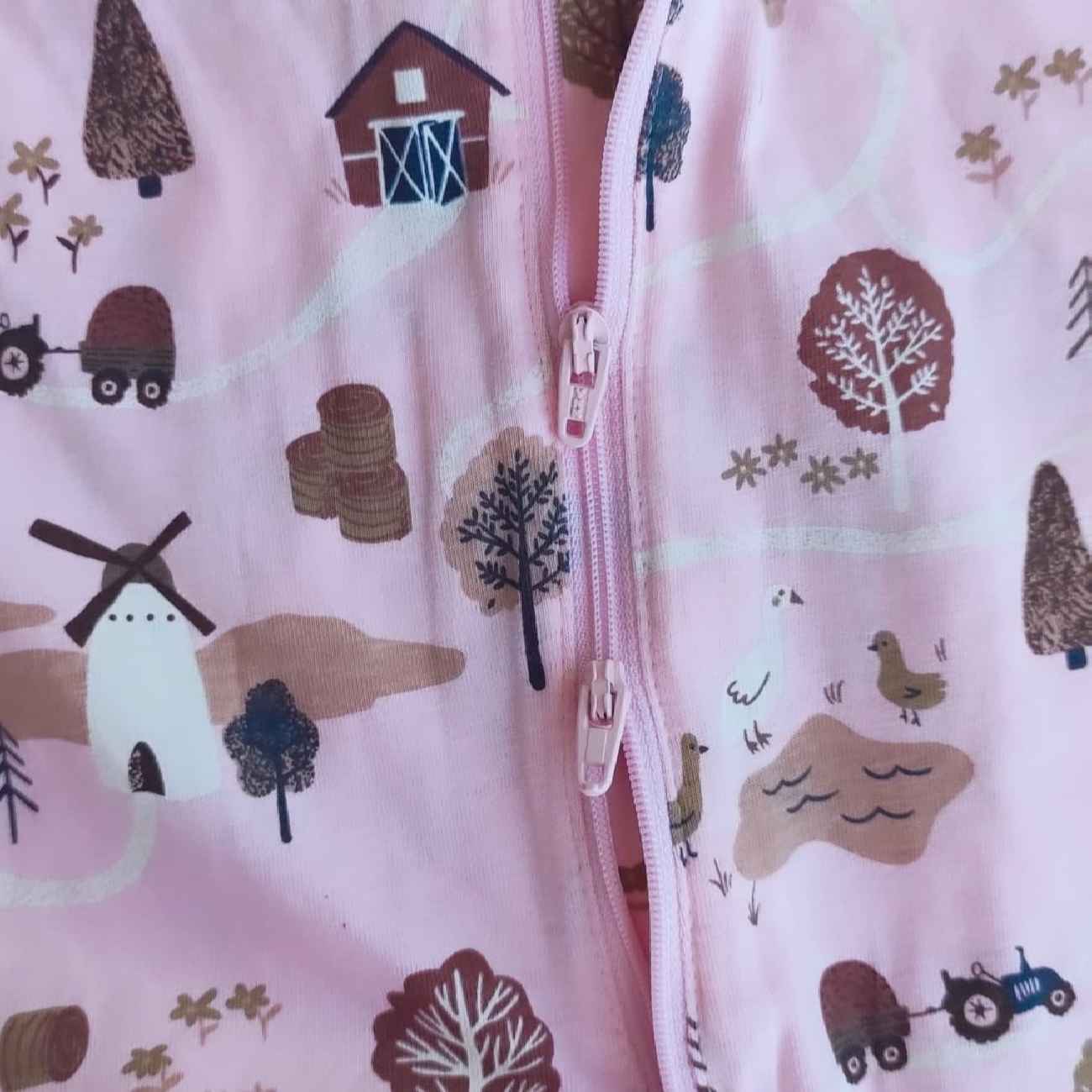 Baby Long Sleeve Jumpsuit Jangle Pattern