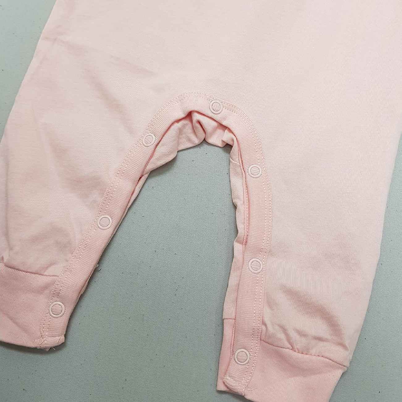 Baby Short Sleeve Jumpsuit Mommy’s Little Muse Soft Pink Romper
