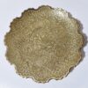 Brass Engraved Coasters 6-Pack – Traditional Persian Floral Design with Elegance