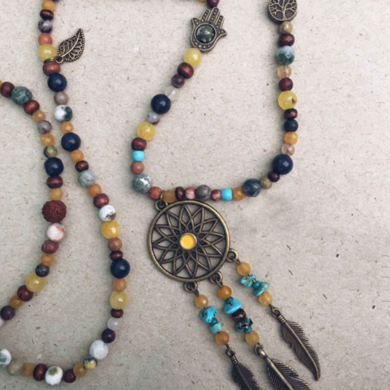 Bronze Jewelry Set Dreamcatcher Delight Set