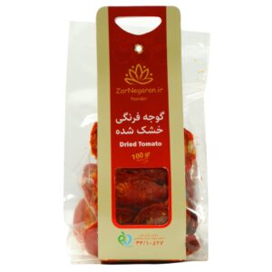 Dried Tomatoes Slices 100 grams – Zarnegaran Brand (10 Packs)