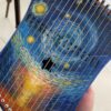 Hand-Painted Starry Night Lyre Exquisite Artistry Meet Melodic Harmony