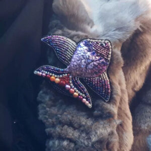 Handmade Brooch Fish Design – Stylish & Functional