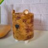 Handmade Ceramic Pot or Brush and Pencil Holder, Tedy & Frog Design