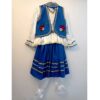 Traditional Mazandarani Clothing Set - Blue Embroidered Attire