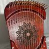 Harika 16-String Mahogany Lyre Harp - Mandala Engraved