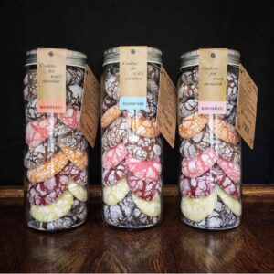Homemade Crinkle Cookie Mix of Six Chocolate & Fruit Flavor 300 gr (2x)