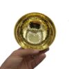 Indian Brass and Shell Bowl, Small Tripod Model