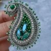 Jewel Brooch Traditional Design Of Termeh