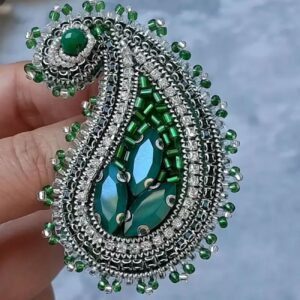 Jewel Brooch Traditional Design Of Termeh