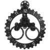 Mechanical Gear Wall Clock with Calendar – Elegant Timekeeper with Date Feature