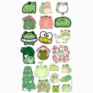 Mobile Phone Sticker – Funny Frog Collection