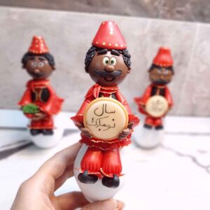 Persian Hajji Firuz Pottery Doll – Perfect for Nowruz and Haft-Sin Celebration