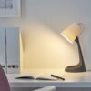 Minimalist Striped Linear Plastic Desk Lamp – Modern Task Lighting