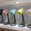 Minimalist Striped Linear Plastic Desk Lamp – Modern Task Lighting