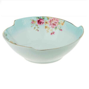 Porcelain Bowl Perfect for Soup & Salad in Pink with Camelia Model (Set of 6)