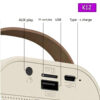 Portable Bluetooth Speaker Model K12, Bluetooth 5.0 Version, Battery-Powered