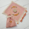 Premium Embroidered Prayer Mat with Turbah and Prayer Beads