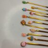 Rustproof Stainless Steel Serving Forks with Cute Polymer Clay Topper - 11 Pieces