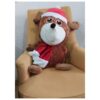 Santa Hat Deer Design Doll - Adorable Plush Dolls for Cozy Moments