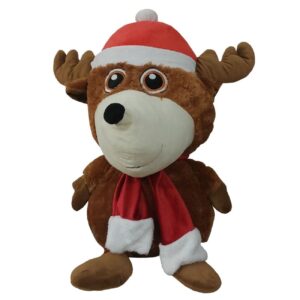 Santa Hat Deer Design Doll – Adorable Plush Dolls for Cozy Moments