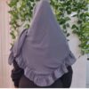 Scarf for Women - Gathered Design Gray