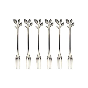 Stainless Steel Fork Petal Pattern (6-Piece Set)