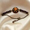 Embroidered Jewelry Set Include Pair of Free Hair Clips and Keychain