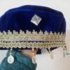 Traditional Women's and Girls' Velvet Hat with Coin Design
