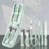 Travel Manicure and Pedicure Set Turqoise 7-Piece