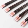 Wooden Chopstick – Spring Blossom Pattern Made of Maraswood (Set of 2)