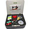Wooden & Fabric Sewing Box with Different Sections for your Tools