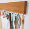 Wooden Jewelry Holder & Organizer - Ideal for Home or Boutique Display