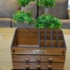 Wooden Makeup and Stationery Stand - Unique & Functional