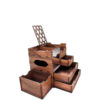 Wooden Makeup and Stationery Stand. Features 4 drawers (one hidden drawer)