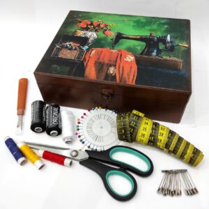 Wooden Sewing Box with Different Sections for your Tools – Aristic Design