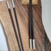 Black Jeweled Melamine Korean Chopsticks Set of 4