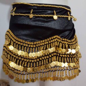 Coin Belly Dance Hip Scarf – Suitable for Beginners and Professionals