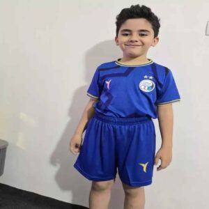 Esteghlal Jersey with Short Set Sport Soccer – Suitable for Kids