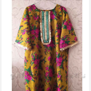 Floral Print Kaftan with Perfect for Festivals, Cultural Gathering, or Traditional Celebration