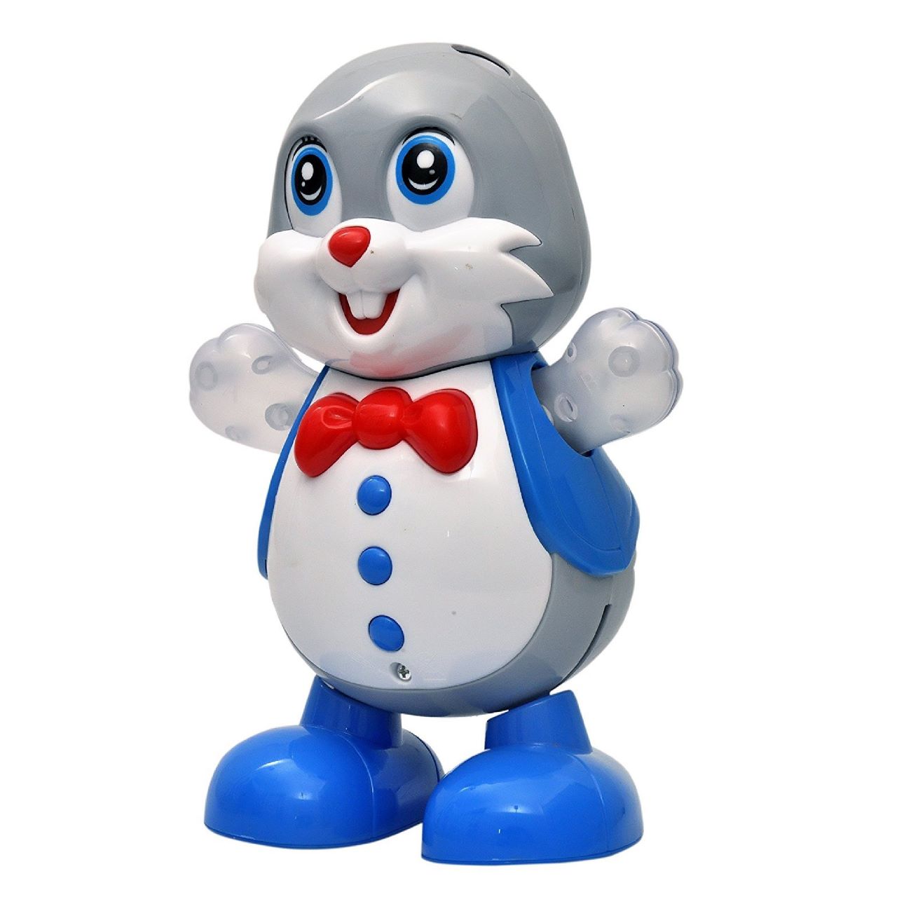 Interactive Musical Rabbit Toy with Light-Up Hands, Dancing Motions, and Moving Eyes