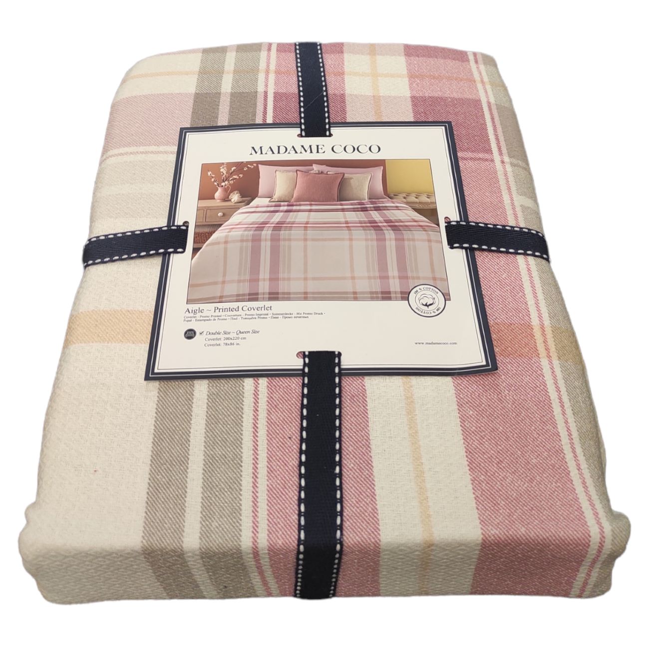 Madame Coco Aigle Model Double Bedspread – Size 220×200 cm